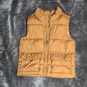 Old Navy Tan Puffer Vest